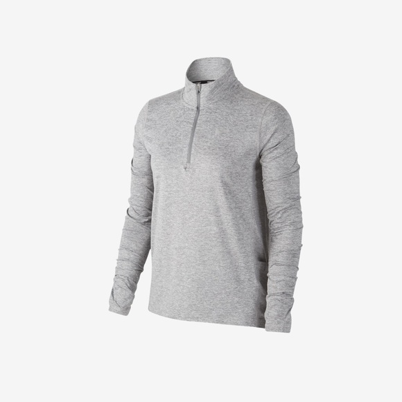 Nike women’s element zip running top, gray color, size small - Picture 7 of 11